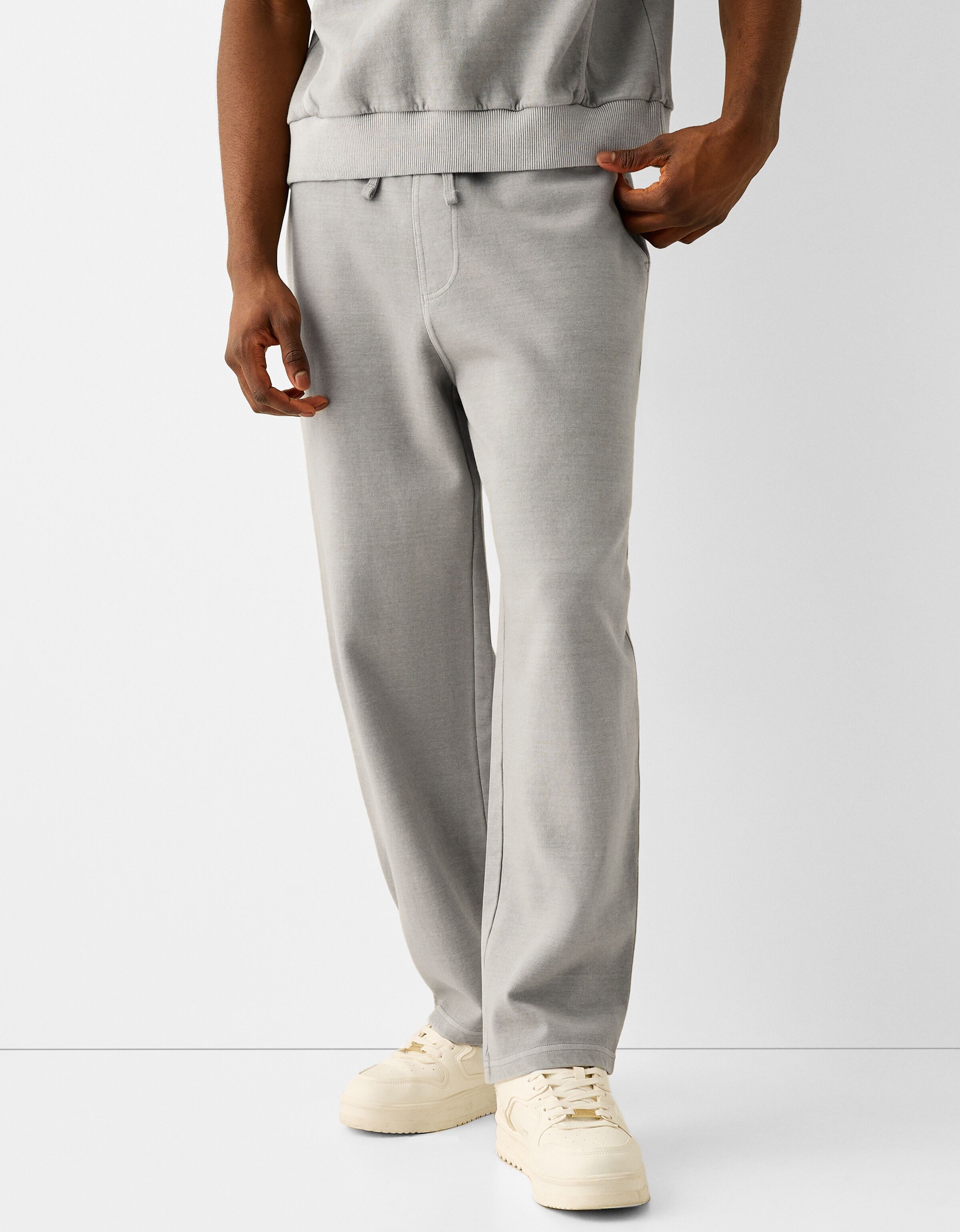 Men's Tilseno Cotton Trousers In Faded Black | Isabel Marant IN